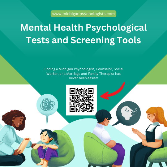 Mental Health Psychological Tests and Screening Tools